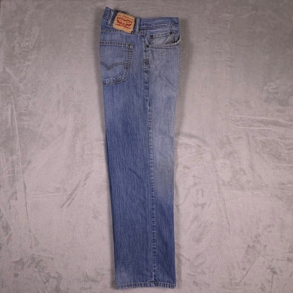 Mens 2014 Levi‎ 559 Relaxed Straight Jeans 36x29 Blue Denim R Tab (Tag 38x32) - Picture 3 of 16
